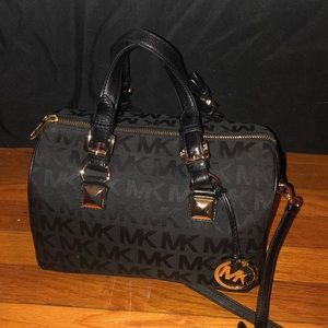 Black w gold hardware MK Bag
